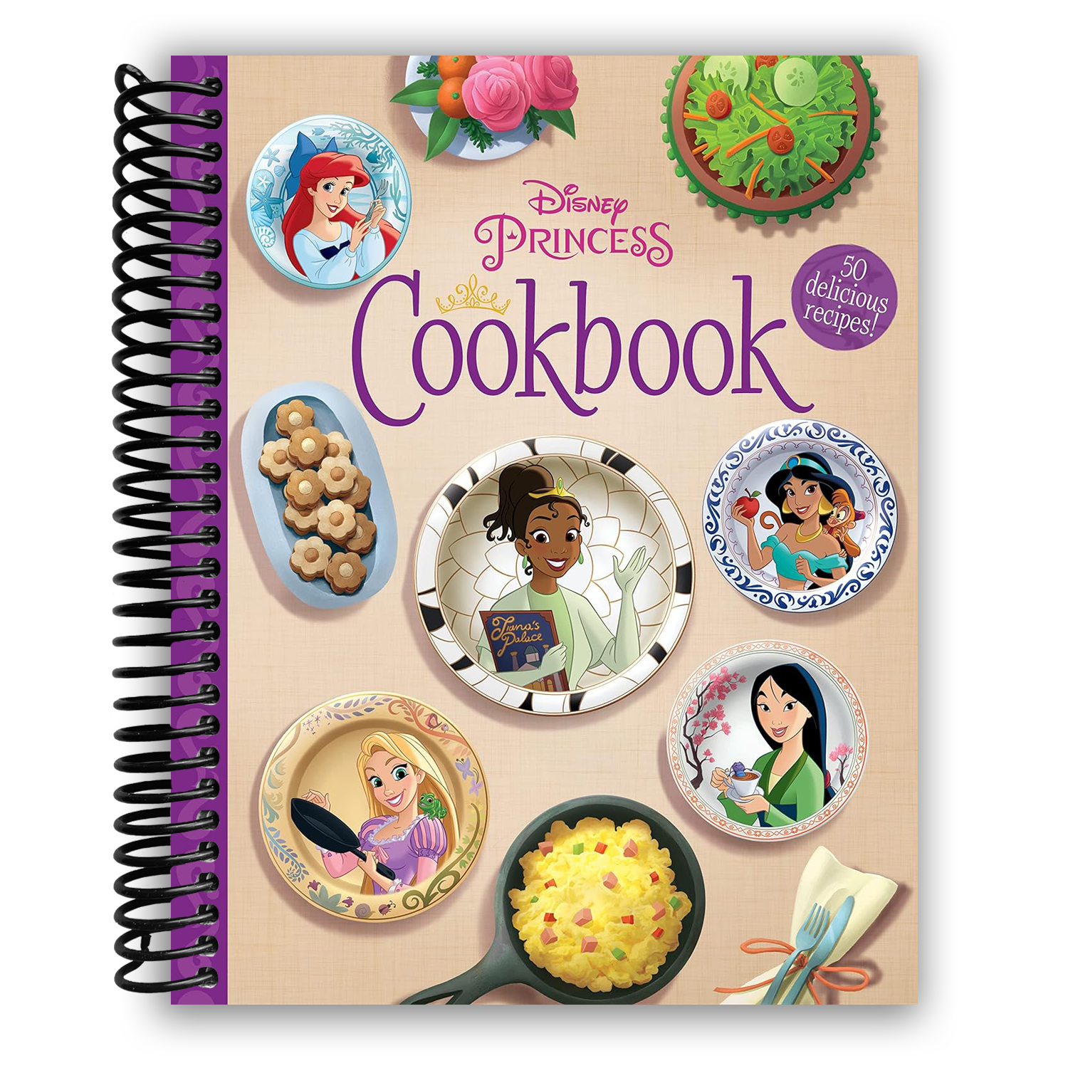 Disney Princess Cookbook: 50 Magical Recipes for Young Chefs