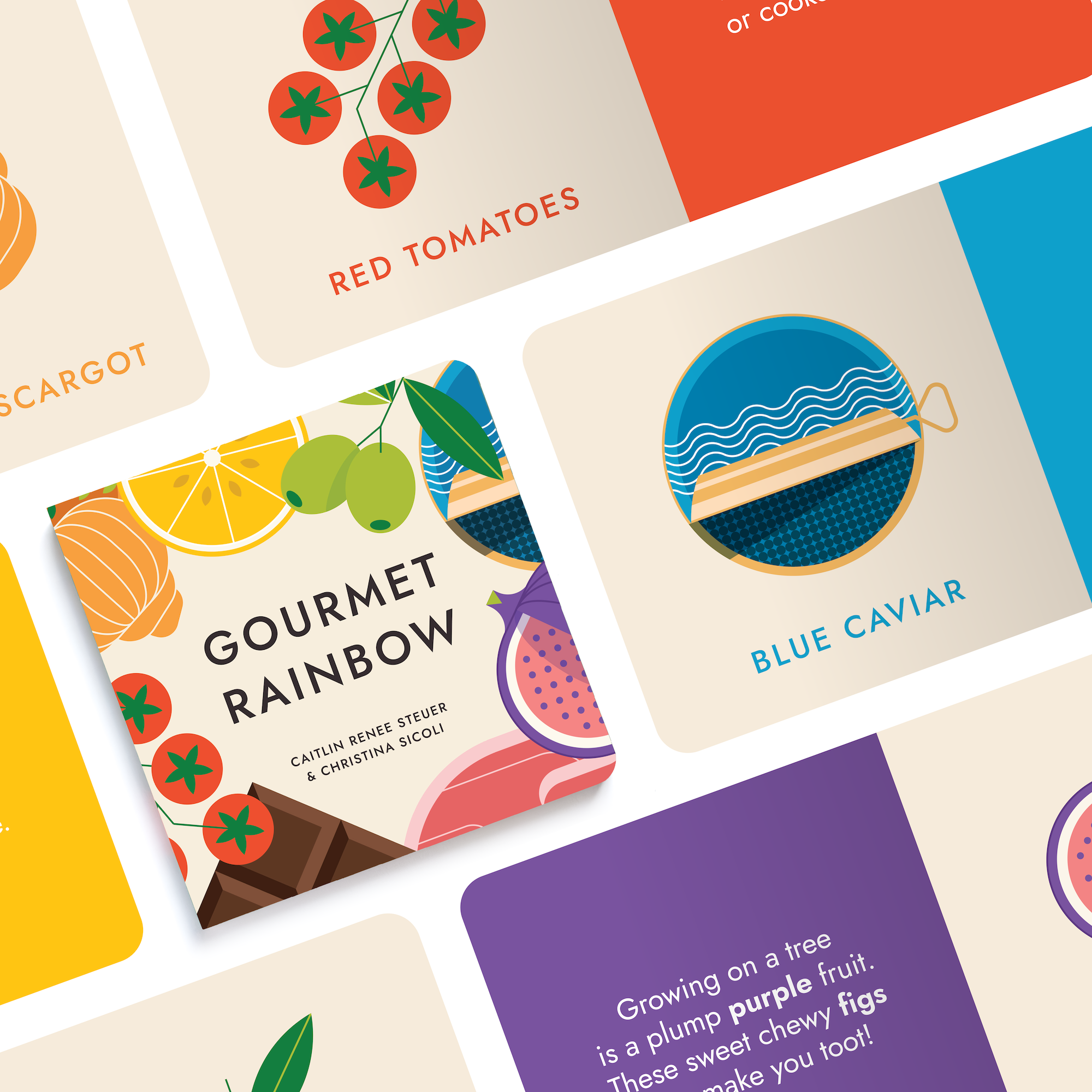 Chunky Deli's Delightful Rainbow Board Book for Kids