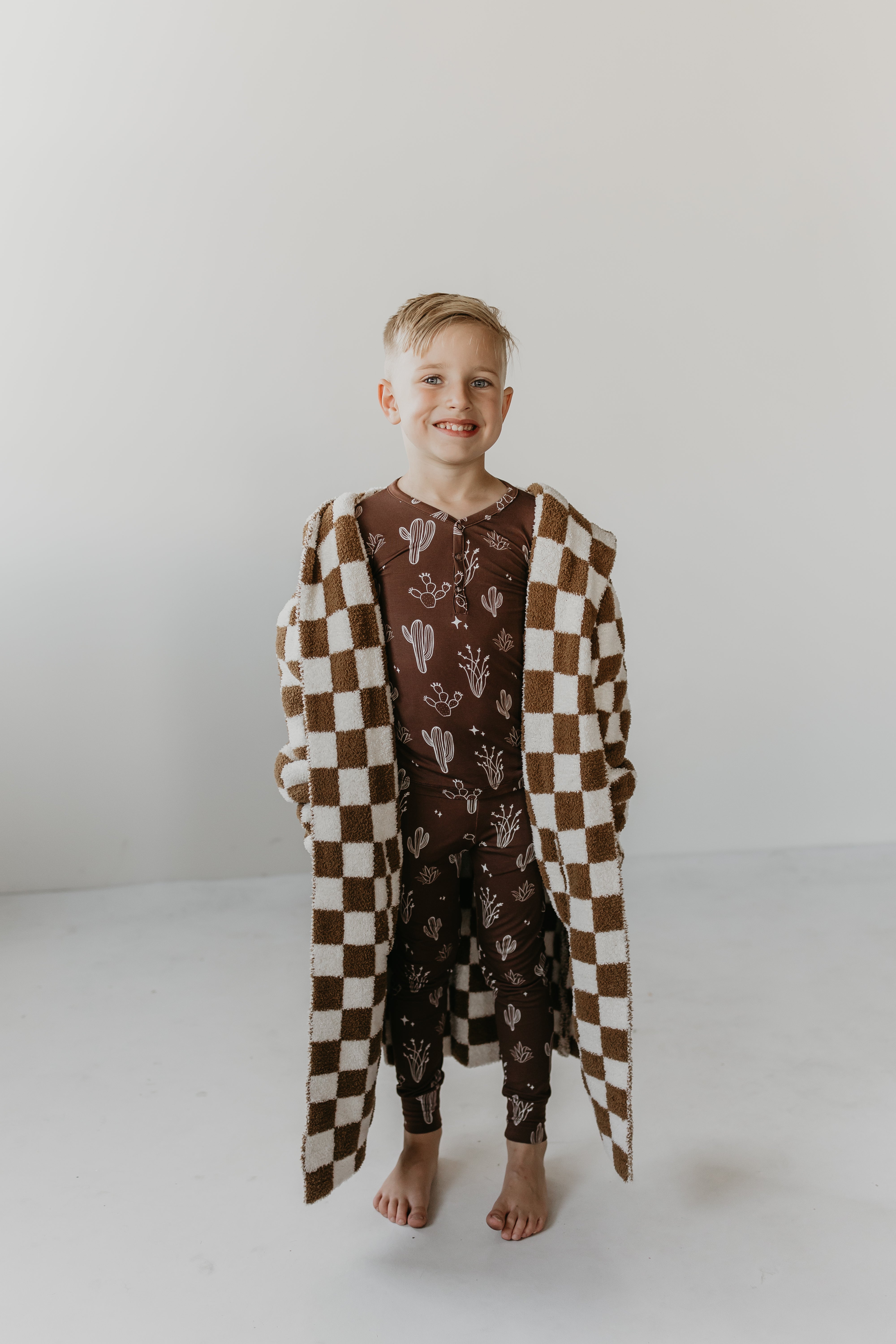 Forever French Children's Hooded Robe - Minty x ff Wild West: Cozy and Dreamy!